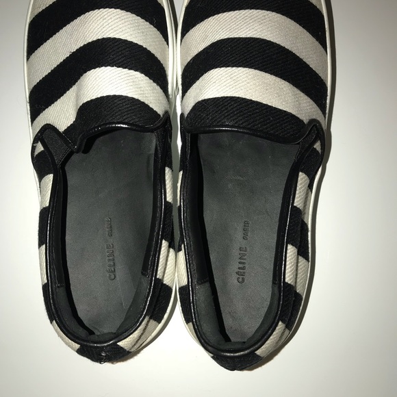 Celine Striped Slip- On’s - Picture 4 of 5